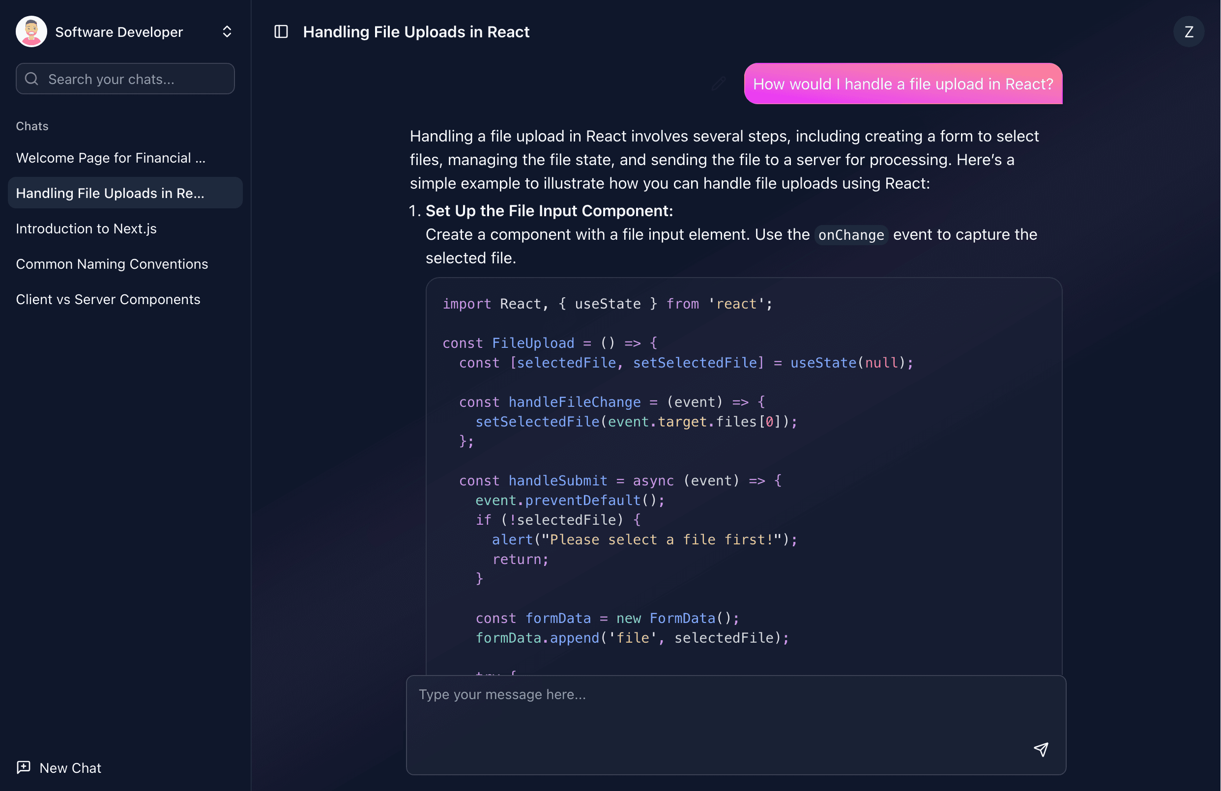 Chat Demo